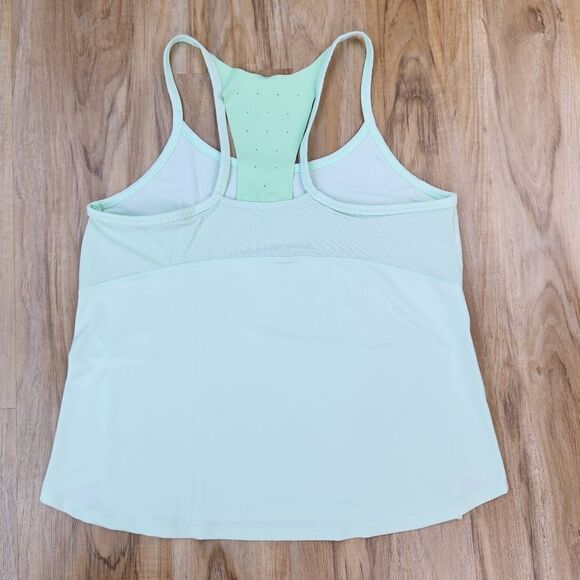 🔹️Under Armour Mint Racerback Heat Gear Athletic Sleeveless Top Large - Picture 2 of 10